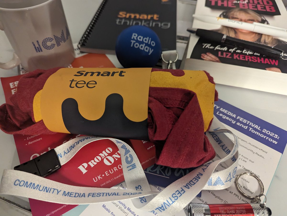 _philedmonds_'s tweet photo. A couple of thoughts from today, beyond the bag of swag. Plenty of stories to get you all enthusiastic about the possibilities of Community Radio. No surprise of no great reveal on anything new on BBC Local strategy.
#CMFest23 https://t.co/2vcueGCwrX