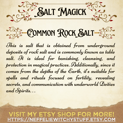 NeffeliesStuff's tweet photo. #wicca #witchcraft #witchtwt #bookofshadows #witchesoftwitter #grimoire #magick #Occult #witches #pagan #saltmagick #magicksalt #witchessalt
⭐⭐⭐
Printable SALT MAGICK for Book of Shadows / Grimoire
https://t.co/6MLqT8KbGk https://t.co/anASxWYyxJ