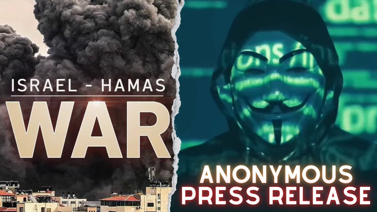 YourAnonTV's tweet image. 🚨⚡️PRESS RELEASE ⚡️🚨

If the government of #Israel stops #Starlink from providing internet access to internationally recognized aid organizations in #Gaza, the #Anonymous collective will attack every internet and communications asset of the Israeli government. #starlinkforgaza