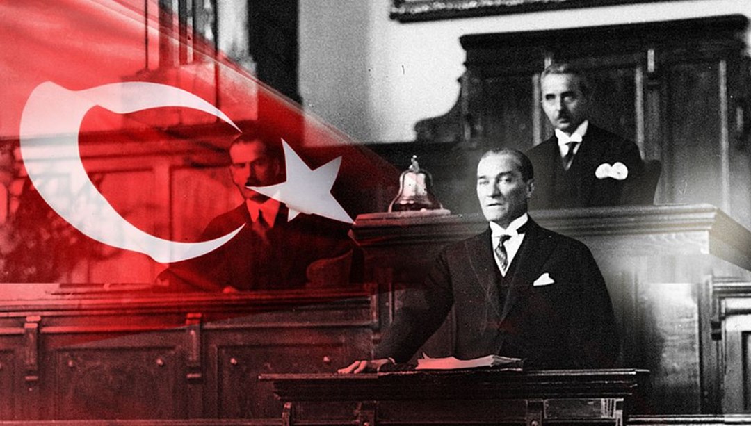 "Benim naçiz vücudum elbet bir gün toprak olacaktır, ancak Türkiye Cumhuriyeti ilelebet payidar kalacaktır". 
                       Mustafa Kemal ATATÜRK 

Ne mutlu TÜRKÜM diyene! 🇹🇷🇹🇷🇹🇷

#Atatürkünİzinde100YIL
#CUMHURIYETİMİZ100Yaşında