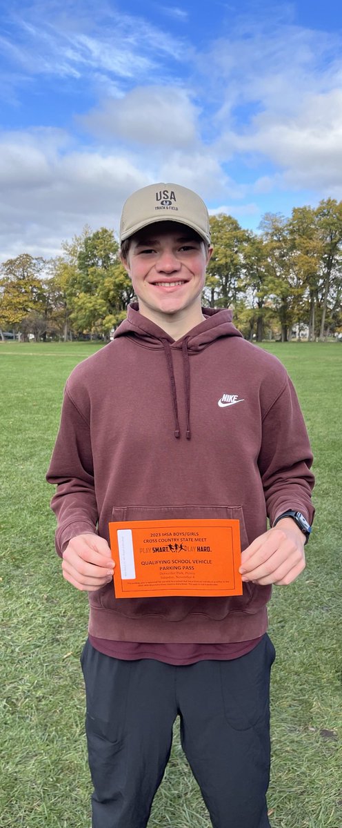 WarriorAthDir's tweet photo. 🏆Congratulations to Warrior Corss Country runner Drew McTaggart on qualifying for the IHSA State Meet next Saturday in Peoria! #WarriorPride https://t.co/LWmEKsCppT