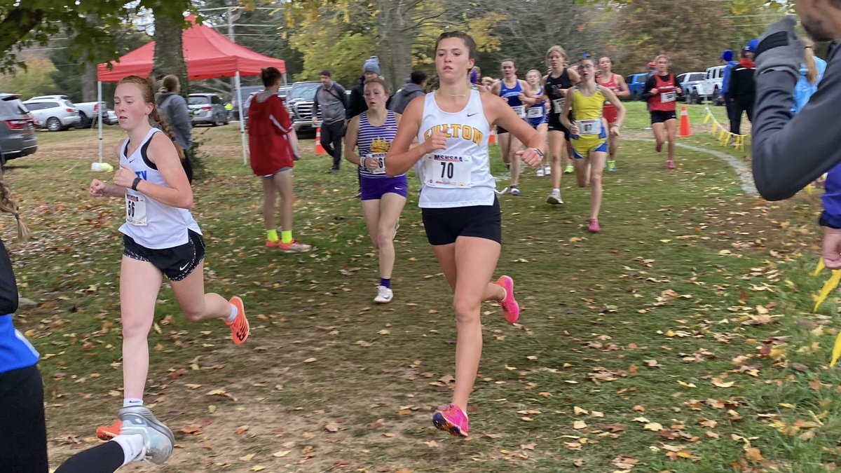 CoachGYates's tweet image. Congratulations to Emery Mayfield 1st (18.12.40), Mackenzie McDaniel 24th (20:55.72), and Ava Santhuff 29th (21:12.38) for earning All-District recognition at the Class 4, District 2 Championship!  Great job ladies! #fultonhornetsxc #fultonproud @FPSActivities