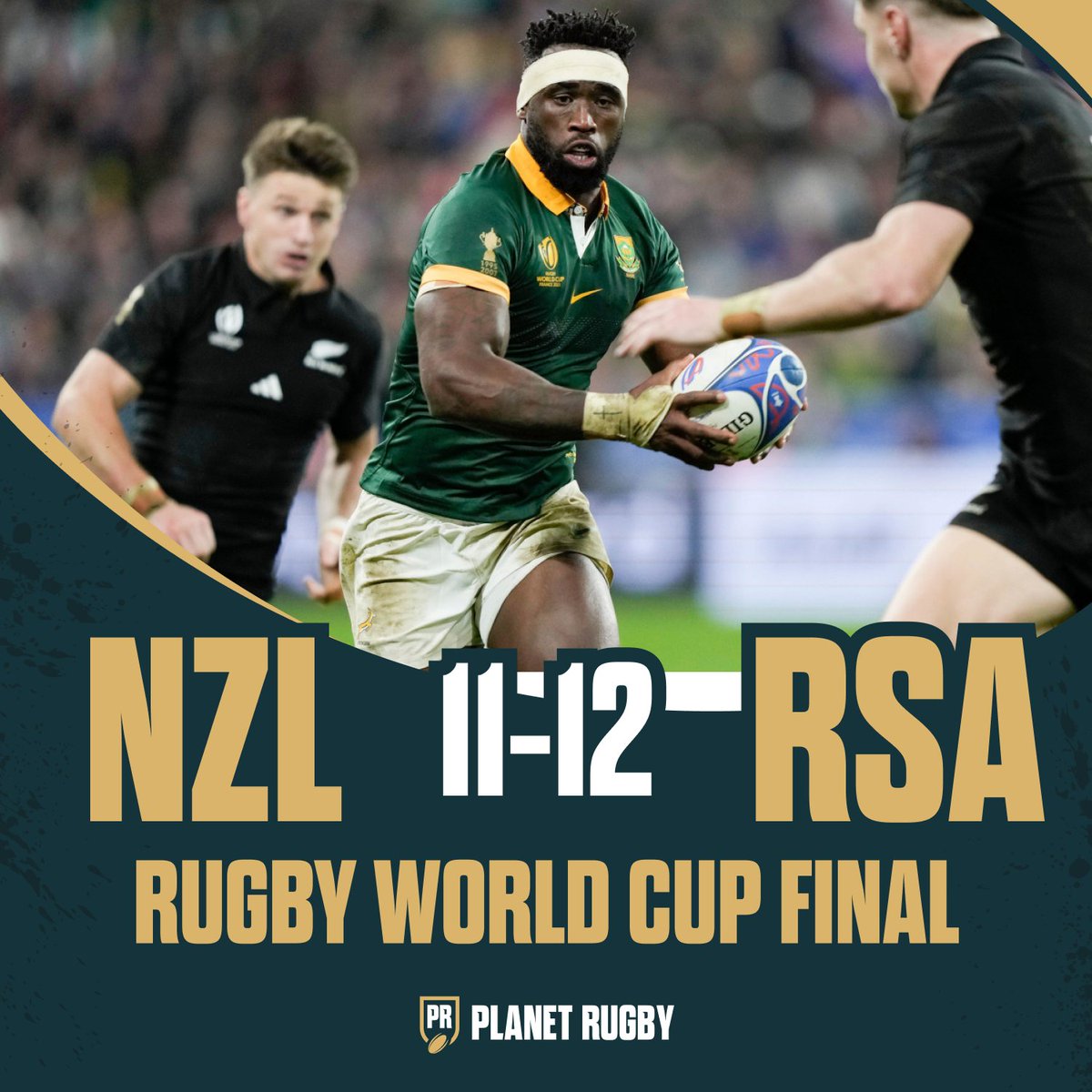 🇿🇦 SOUTH AFRICA ARE CHAMPIONS AGAIN! #NZLvRSA #RWCFinal