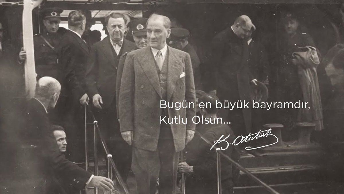 Cumhuriyetimizin kuruluşunun 100. yılında 'Atatürk Cumhuriyeti' nin değerini daha iyi anlıyor, Büyük Kurtarıcı ve Kurucu Gazi Mustafa Kemal Atatürk'ü saygı ve minnetle anıyor ve en büyük bayramımızı gururla kutluyoruz...
