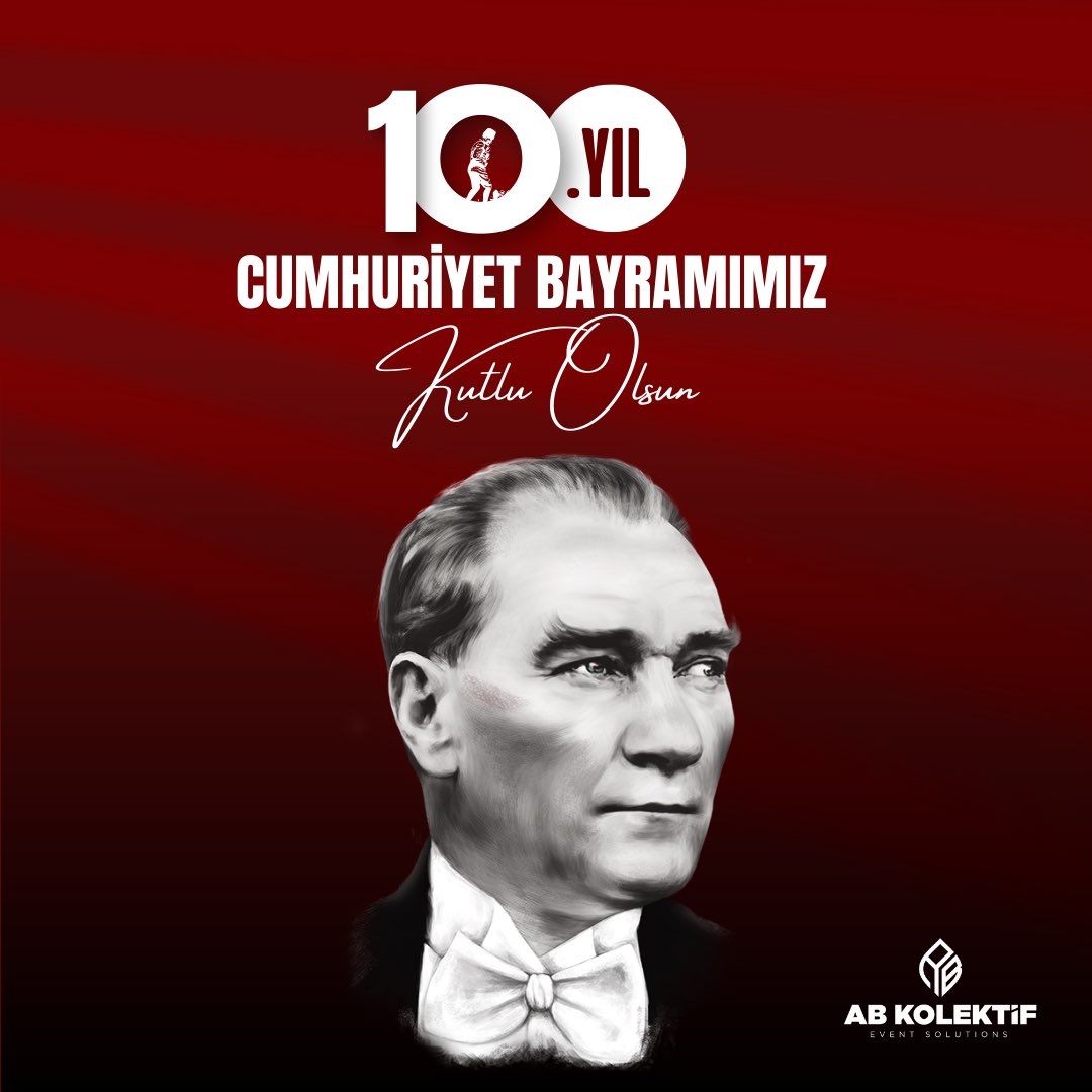 100 yıl önce Cumhuriyetin temellerini atanların mirası, bugün bizlere güç ve ilham veriyor. 

Nice yüzyıllara… 🇹🇷 

#Cumhuriyet100Yaşında