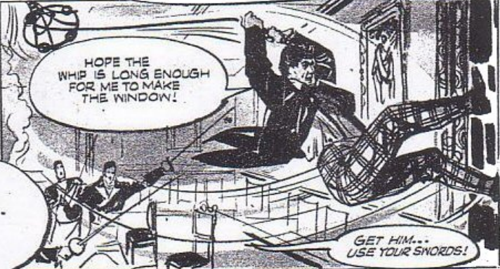 DWUDatabase's tweet photo. This is a much more physical Doctor than we are used to seeing (in either the comics or TV), he is almost the action hero #DoctorWho #Duellists https://t.co/gunR44k4fY