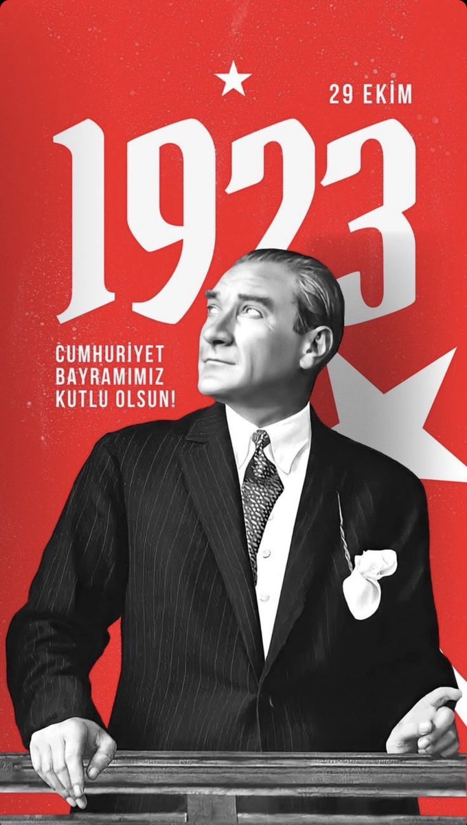 Ata’nın izinde nice 100 yıllara❤️ Cumhuriyet Bayramı’mız kutlu olsun.