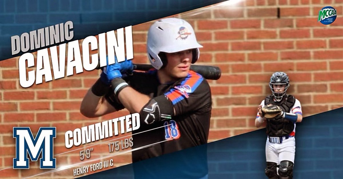 Dominic Cavacini (@dom_cav18) on Twitter photo I’m very excited and blessed to announce that i will be continuing my academic and athletic career at Macomb Community College. I want to thank all my coaches, teammates, family and friends who have helped develop. ❤️⚾️ <a href="/official_hitdog/">OfficialHitDogs</a> <a href="/Dan_Tallant/">Dan Tallant</a> <a href="/T_Gelly/">Taylor Grzelakowski</a> <a href="/MacombBaseball/">Macomb Baseball</a> I’m very excited and blessed to announce that i will be continuing my academic and athletic career at Macomb Community College. I want to thank all my coaches, teammates, family and friends who have helped develop. ❤️⚾️ <a href="/official_hitdog/">OfficialHitDogs</a> <a href="/Dan_Tallant/">Dan Tallant</a> <a href="/T_Gelly/">Taylor Grzelakowski</a> <a href="/MacombBaseball/">Macomb Baseball</a>