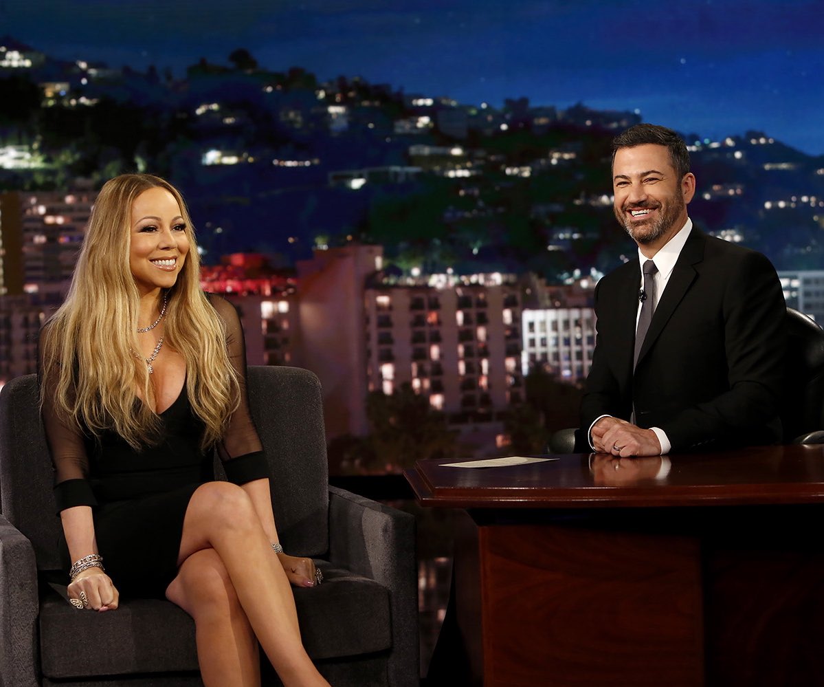 .<a href="/MariahCarey/">Mariah Carey</a> is scheduled to appear on <a href="/JimmyKimmelLive/">Jimmy Kimmel Live</a> this Thursday, November 2.