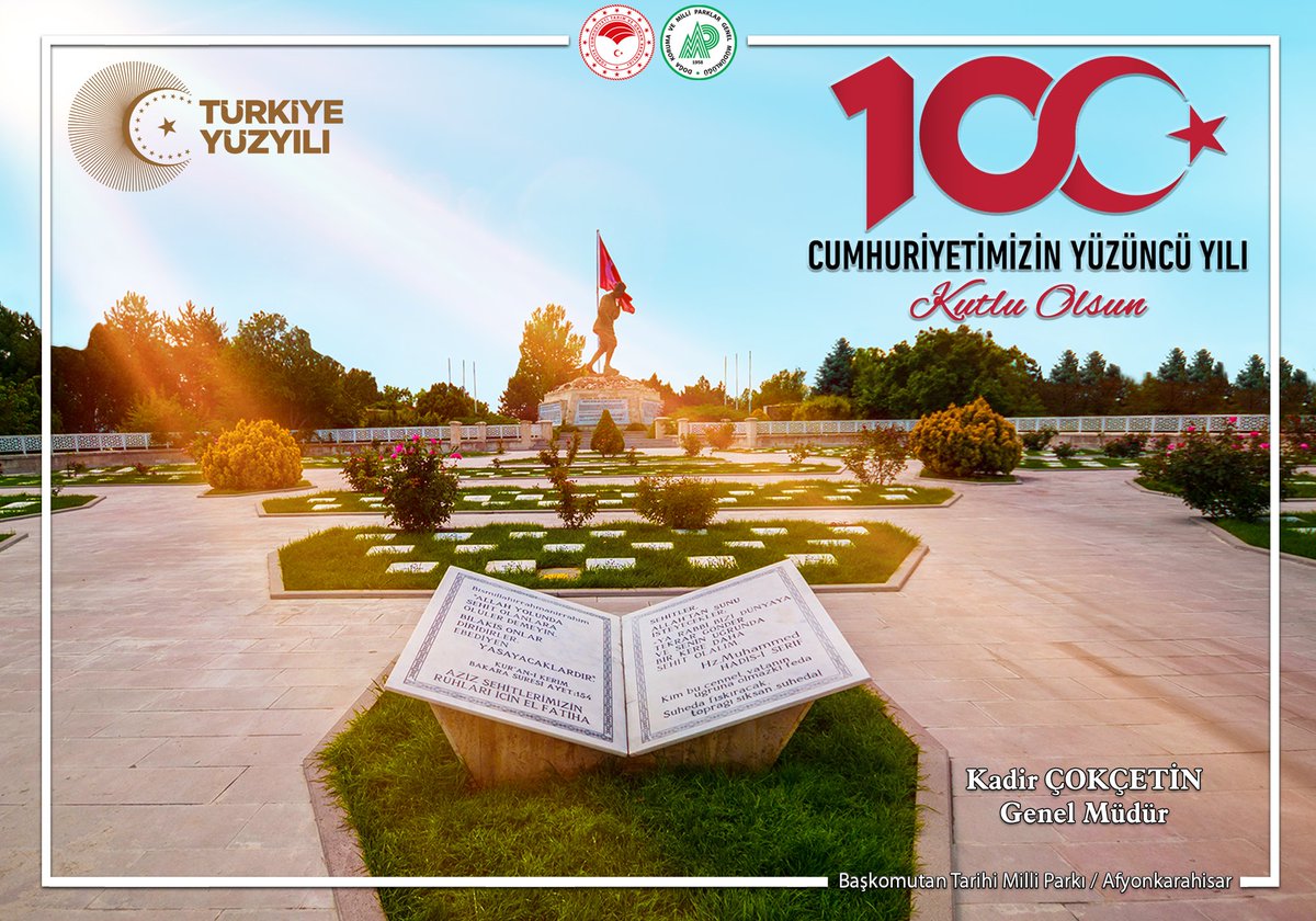 🇹🇷Cumhuriyetimizin 100. Yılı Kutlu Olsun🇹🇷
Bu toprakları bin yıldır Türk’e vatan kılan ruh ve kararlılıkla #TürkiyeYüzyılını karşılamanın gururunu yaşıyoruz.
Gazi Mustafa Kemal Atatürk başta olmak üzere tüm kahramanlarımızı saygı, rahmet ve minnetle anıyorum.
 #100Yaşında