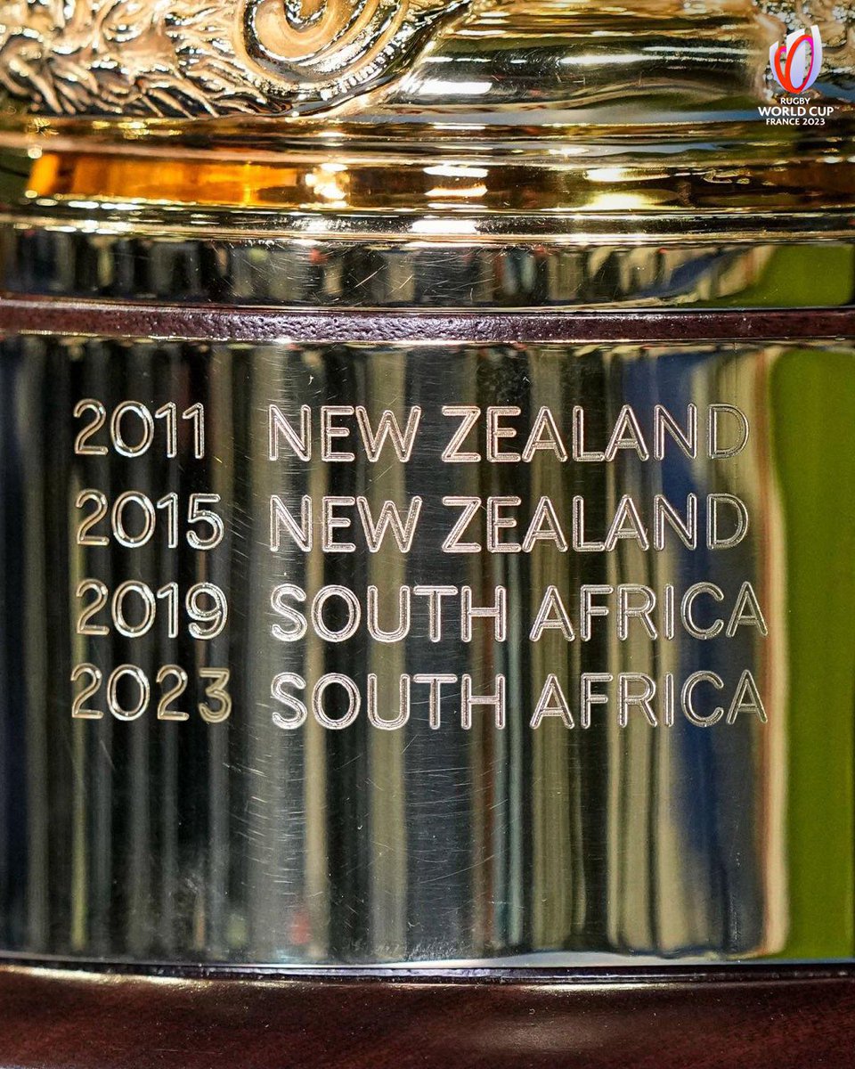 Back-to-back!!!🇿🇦🇿🇦🏆 #RWCFinal #NZLvRSA