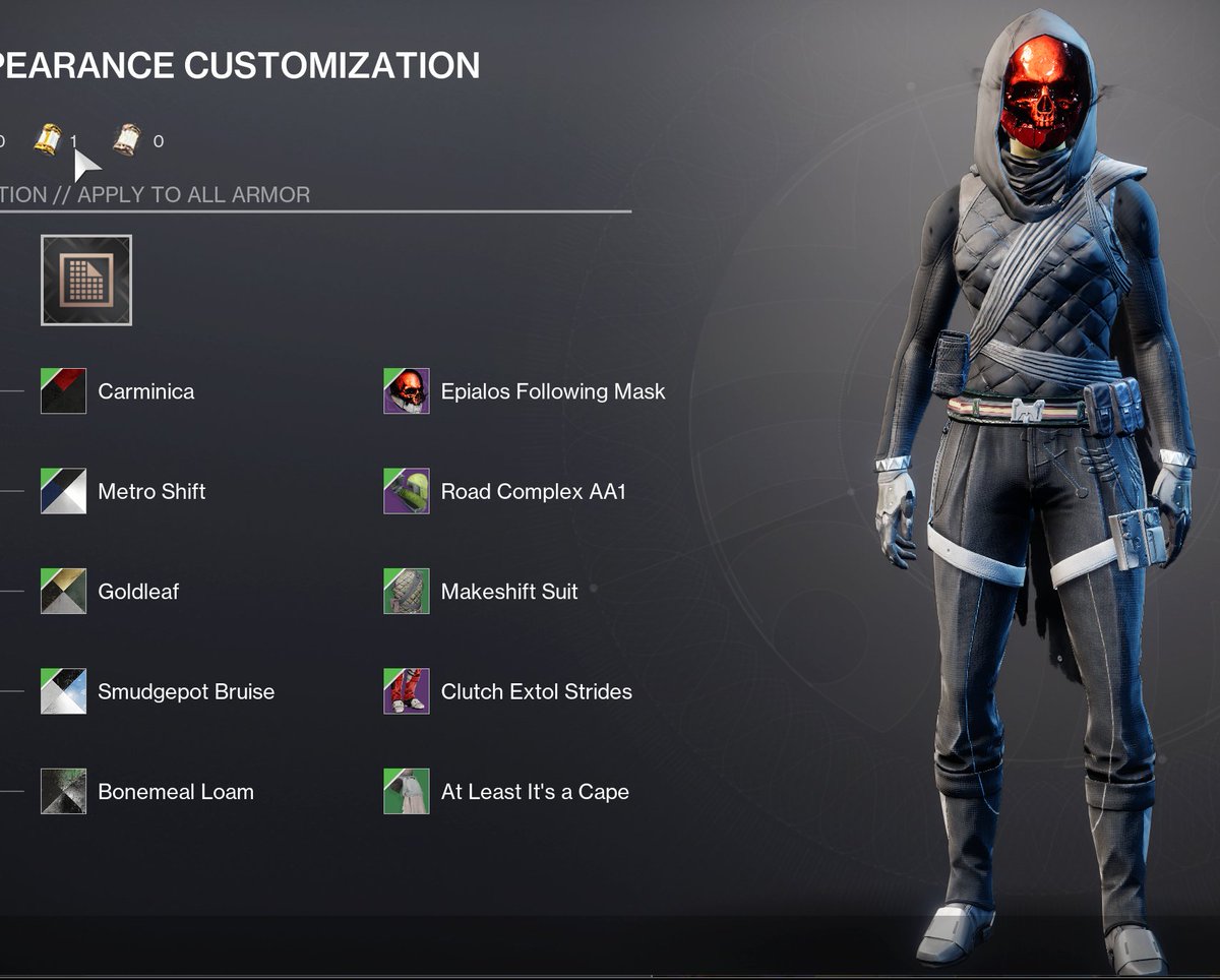 trialsofosiris1's tweet image. &apos;Deimos&apos; Fortnite Outfit! 

#ThreadsofFright #Destiny2Fashion

@DirtyEffinHippy
@BrunoLouviers
@TheSamBartley
@_Timonx25
@Cozmo23
@BNG_Ivan
@Destiny2Team
@DestinyTheGame