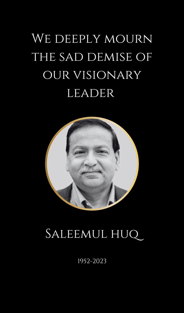 It is with heavy hearts that we inform you about the passing away of our director, Prof. Saleemul Huq, on 29 October, 2023. His unmatched legacy will remain as a shining example for years and generations to come.