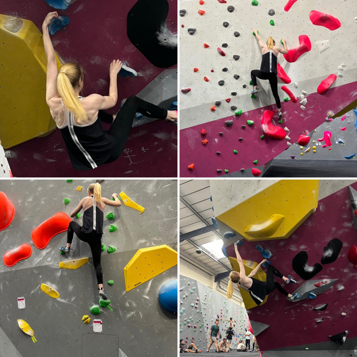 Saturday 🧗‍♀️ Like vertical swimming 🤷🏼‍♀️