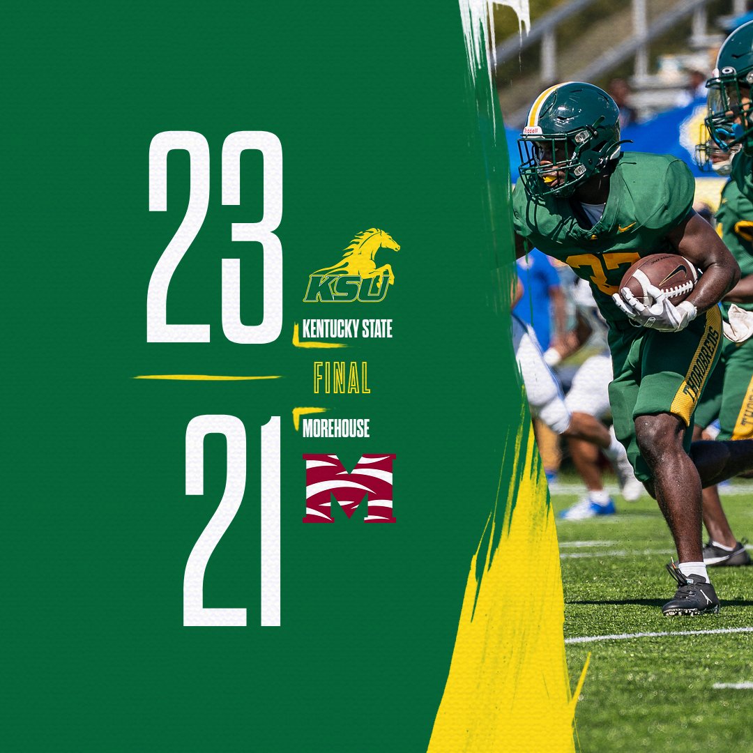 KYSUAthletics's tweet photo. Thorobreds win!!! #KSUFB #BredDifferent https://t.co/UW4UHW5x0l
