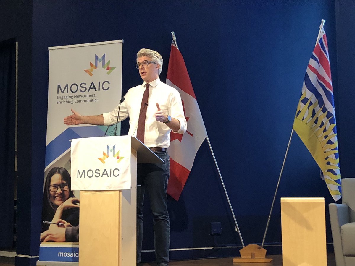 Thank you <a href="/AndrewMercierBC/">Andrew Mercier</a> for engaging with the audience at <a href="/MOSAICBC/">MOSAIC</a> Immigrant Professional Conference #IPC2023 and advocating for removing barriers for immigrants to work in their professions. You filled the attendees with hope and optimism for their future!