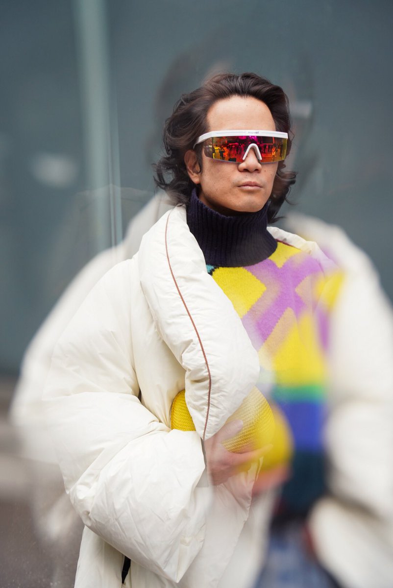 ReubenCheok's tweet image. 😎 Reincarnated for @melbfashionweek