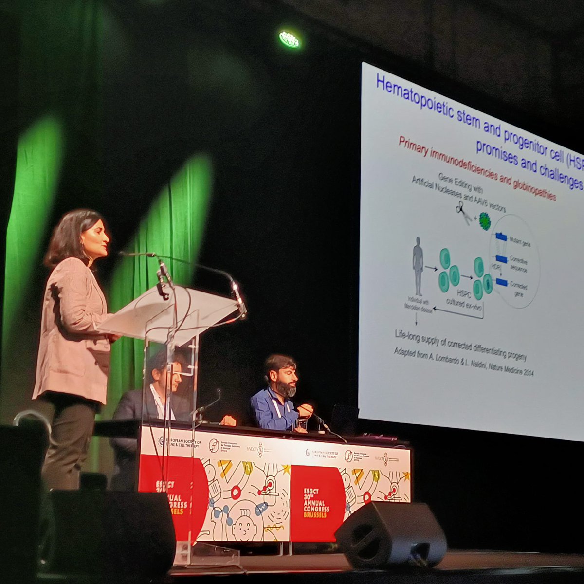 Such a pleasure for me to share our latest story at this amazing conference and meet outstanding scientists and great friends!!

See you next year in Rome!

#ESGCT2023

<a href="/ESGCT/">ESGCT</a> 
<a href="/PauFerrol/">Paula Río</a> 
<a href="/LabMiccio/">Miccio lab</a> 
<a href="/AnnaCereseto/">Anna Cereseto</a> 
<a href="/fiumara_martina/">Martina Fiumara</a> 
<a href="/marioamendola1/">Amendola's Lab</a> 
<a href="/NaldiniLab/">Luigi NALDINI</a> 
<a href="/ferrari_sam93/">Samuele Ferrari</a>