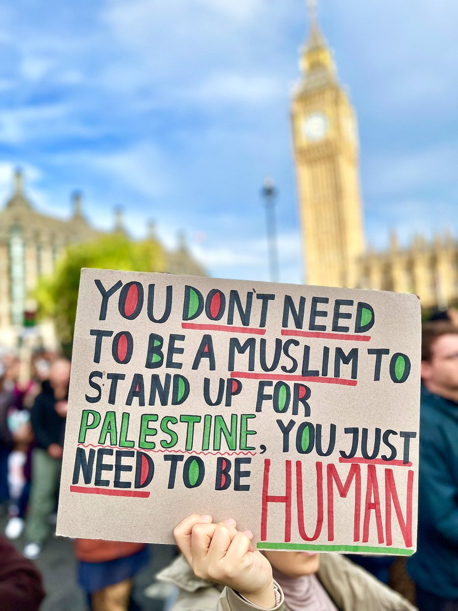 It’s time to end the bombing. It’s time to stop burying our children. It’s time to bring the hostages home. It’s time to end the occupation. It’s time for Israel to secure its future. It’s time for Palestine to be free. That’s why as a Jew I marched today for a #FreePalestine.