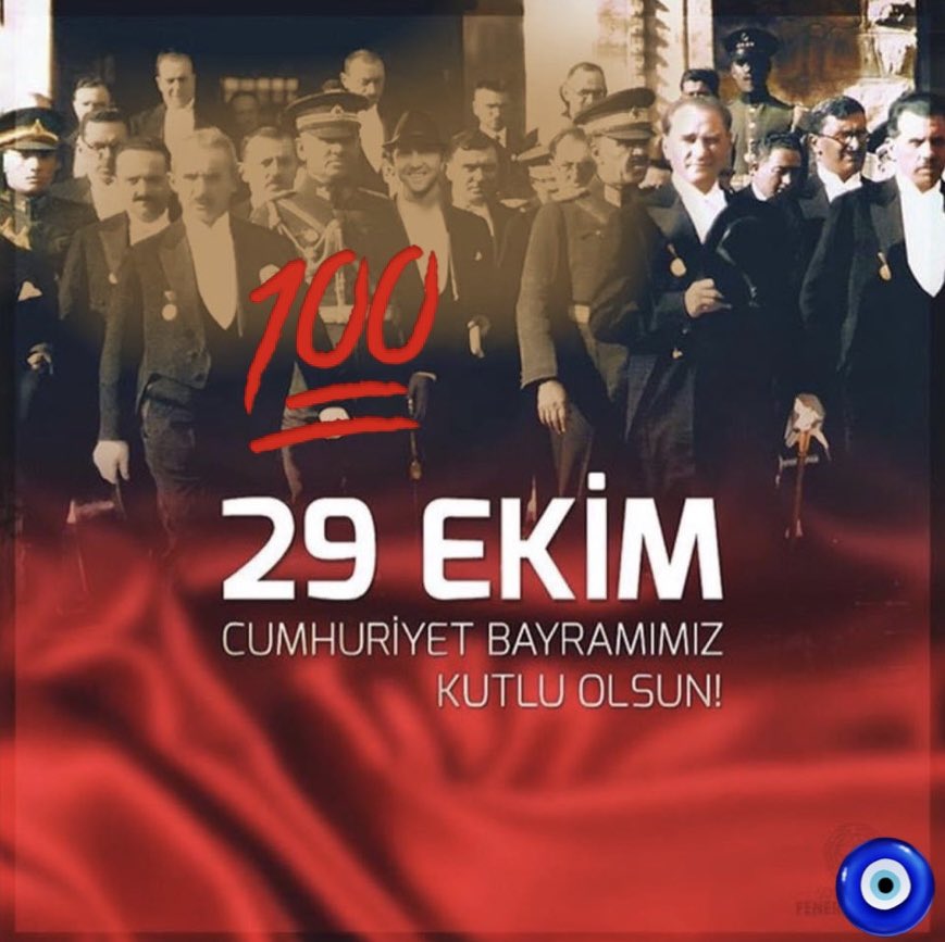 mcmyldrm's tweet photo. Cumhuriyetimizin 100. yılı kutlu olsun. Bayramımız kutlu olsun. #Cumhuriyetimizin100YılıKutluOlsun #CumhuriyetBayramımız #CumhuriyetBayramımızKutluOlsun ❤️🤍🇹🇷💯🧿 https://t.co/TA6f3RS8ug