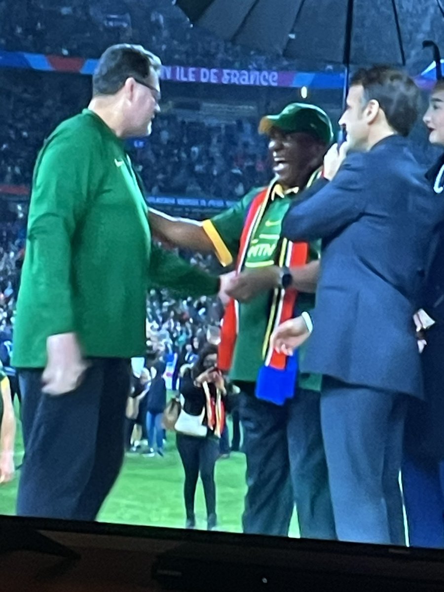 CindyPoluta's tweet photo. Rassie Erasmus is a national treasure!!!! 

#KingRassie https://t.co/CmCdaZXnFD