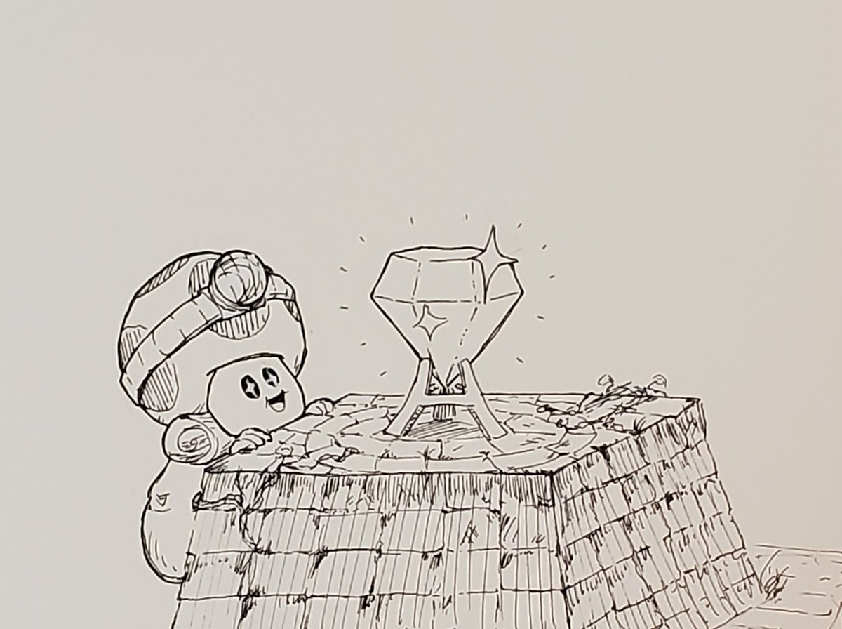 Day 28 Sparkle - Captain Toad
#inktober2023 #inktober2023day28