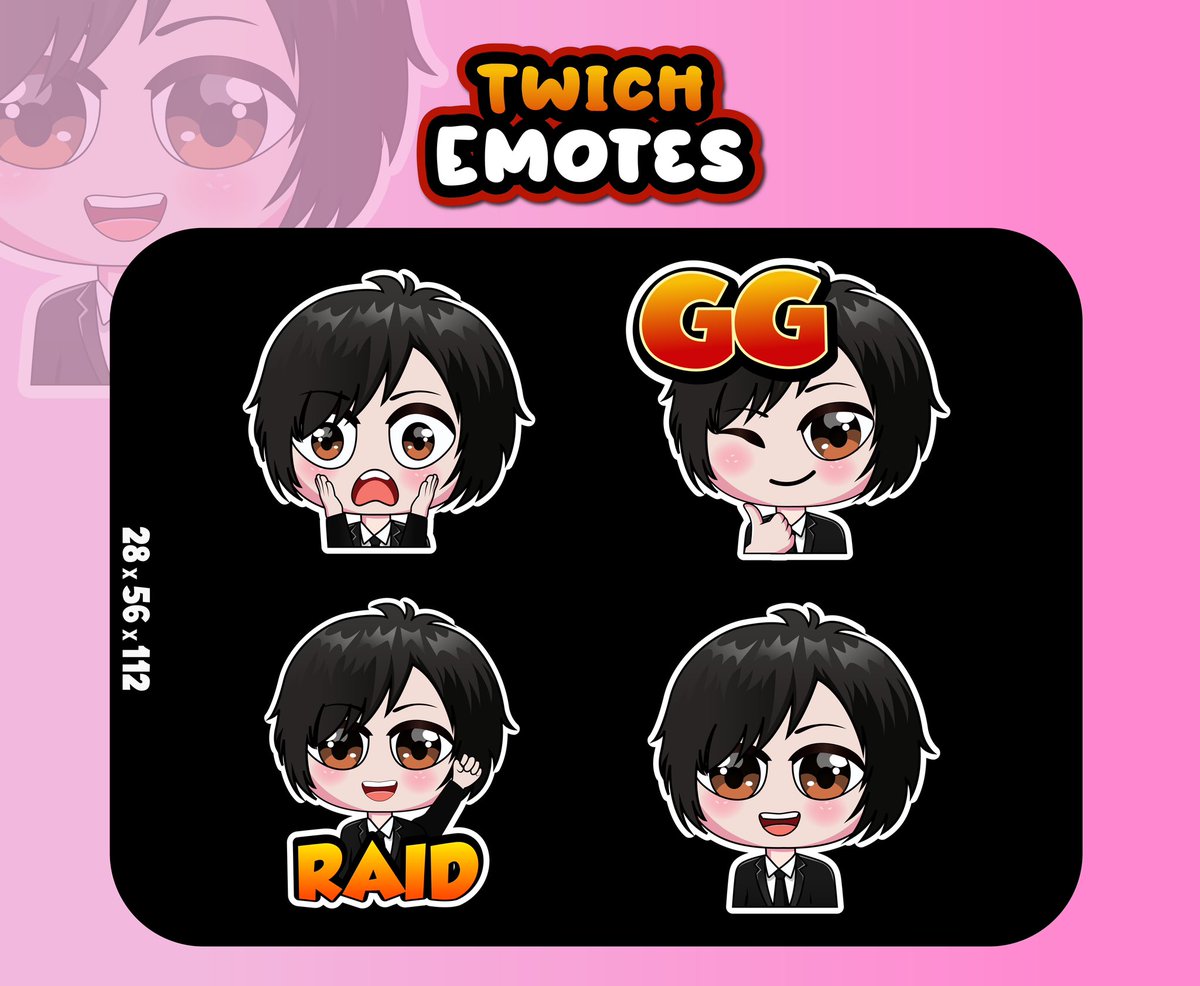 janetvtuber5's tweet photo. emotes for one of my best client @Senbunsakura001 
, thankyou so much for giving me an opportunity to work for you, i hope we could work together in the future as well.
#SmallStreamersConnect #SupportSmallStreamers #TwitchAffilate #TwitchStreamer
#Ps4 https://t.co/J2gPdELpzX