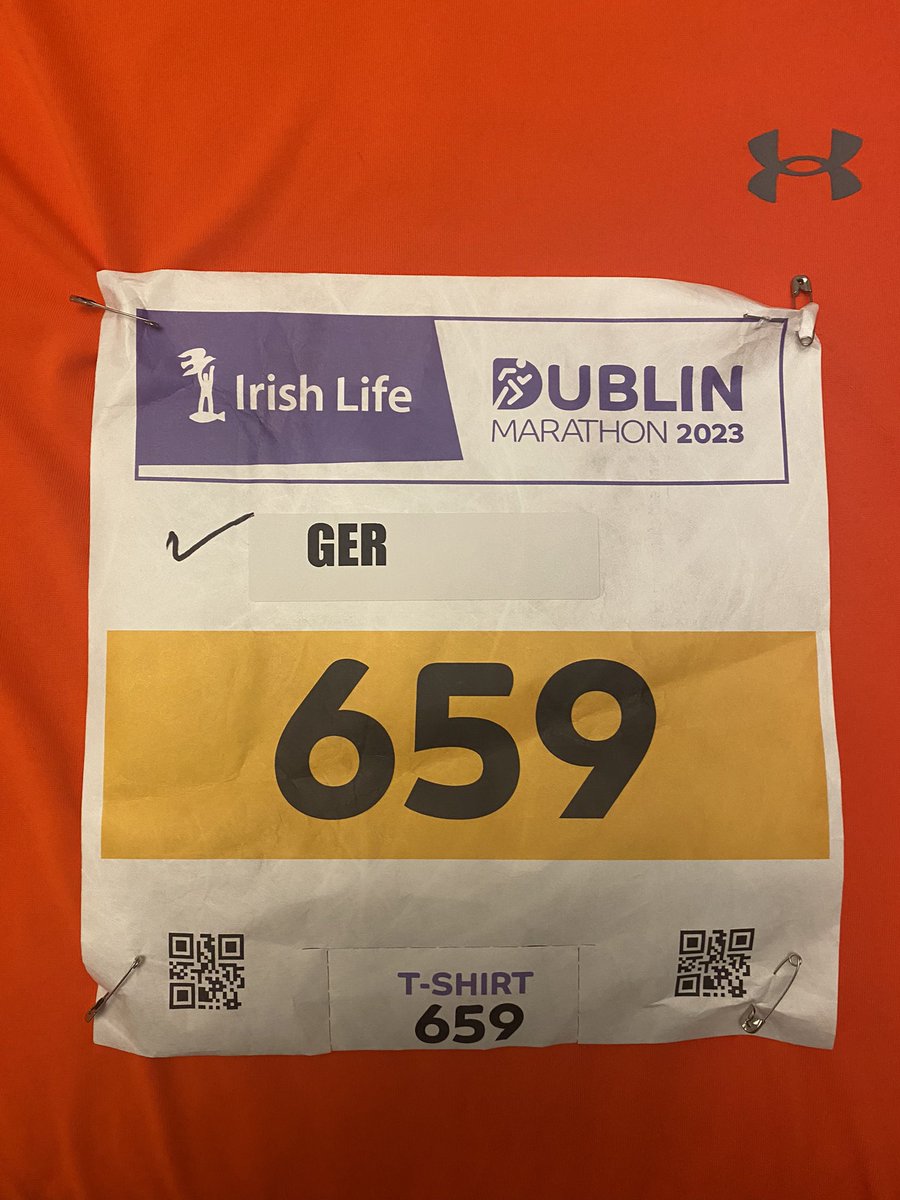 No records going to be broken tomorrow but looking forward to the challenge. Always a super day. <a href="/dublinmarathon/">Irish Life Dublin Marathon</a>