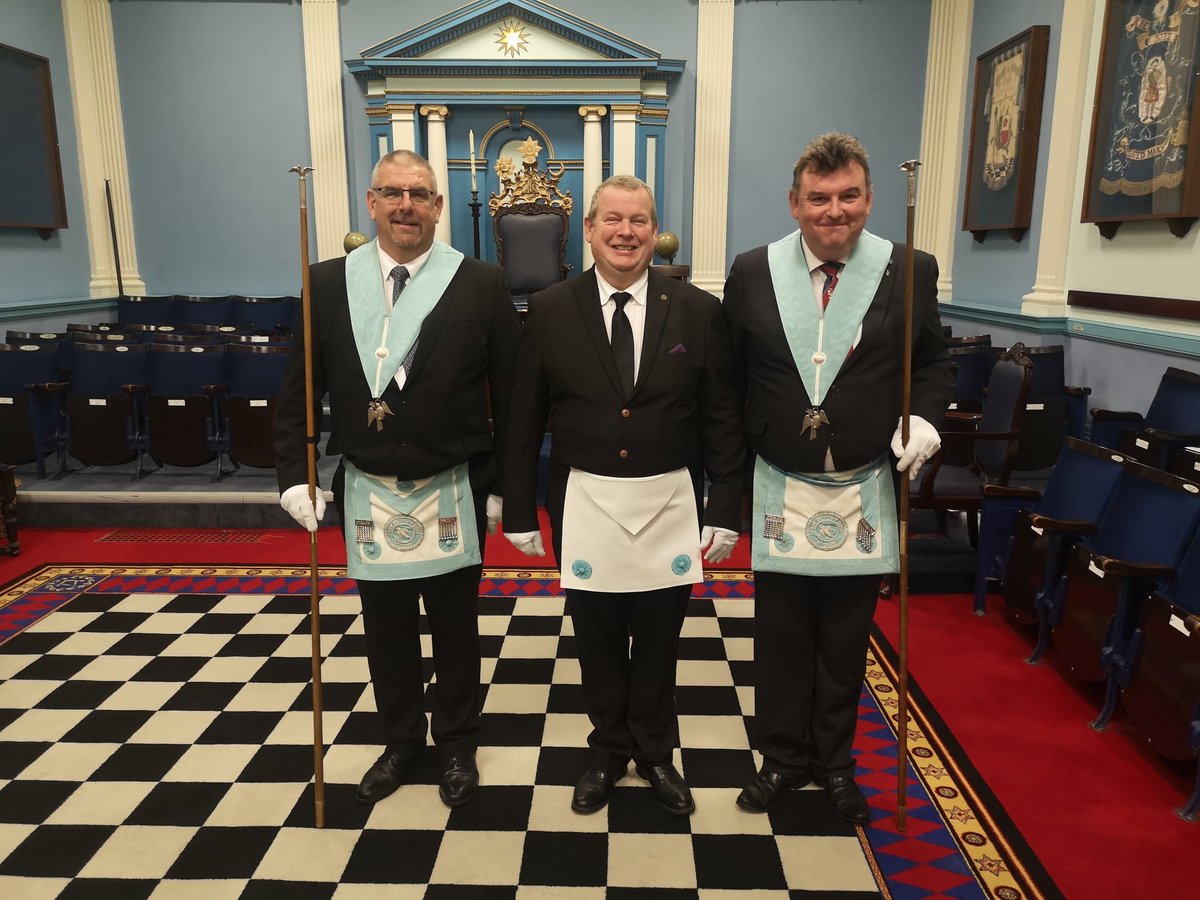Congratulations to Brother Tony taking his second regular step into freemasonry. Fantastic evening, company and food. Freemasonry at its best. <a href="/HantsMason/">Hants & IoW Masons</a> <a href="/HantsMasonSC/">Hants Masons SC</a> <a href="/Baker350Baker/">Andy Baker</a>