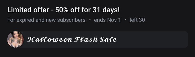 My VIP page is half off all Halloweekend🎃💗 https://t.co/BBtc755frW   #FYP #nsfw_twt #Arizona  #nsfwtwt<a href="/tag/arizona"class="tags"><span>#arizona</span></a><a href="/tag/findom"class="tags"><span>#findom</span></a><a href="/tag/fyp"class="tags"><span>#fyp</span></a><a href="/tag/nsfwtwt"class="tags"><span>#nsfwtwt</span></a><a href="/tag/nsfw_twt"class="tags"><span>#nsfw_twt</span></a>