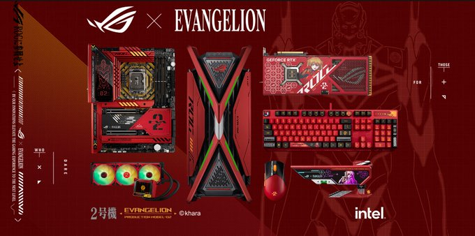 akio_280's tweet photo. #ROGxEVANGELION, #EVA02, #Asuka https://t.co/qEMTwzG3TD