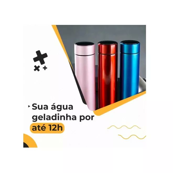 PromosVariadas's tweet image. Veja esta linda e estilosa garrafa térmica! Material de aço inoxidável, possui termômetro em display digital led, em diversas cores para você escolher! Por apenas R$19,90. Compre na Shopee agora! shope.ee/4poa0Dzi9w?sha…