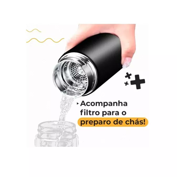 PromosVariadas's tweet image. Veja esta linda e estilosa garrafa térmica! Material de aço inoxidável, possui termômetro em display digital led, em diversas cores para você escolher! Por apenas R$19,90. Compre na Shopee agora! shope.ee/4poa0Dzi9w?sha…
