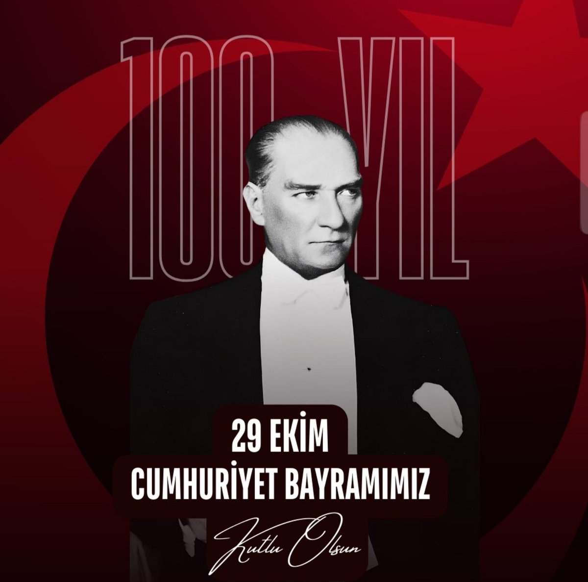İlelebet yaşasın Cumhuriyet.
#CumhuriyetimizinYüzüncüYılıKutluOlsun 
#Atatürkünizinde100YIL