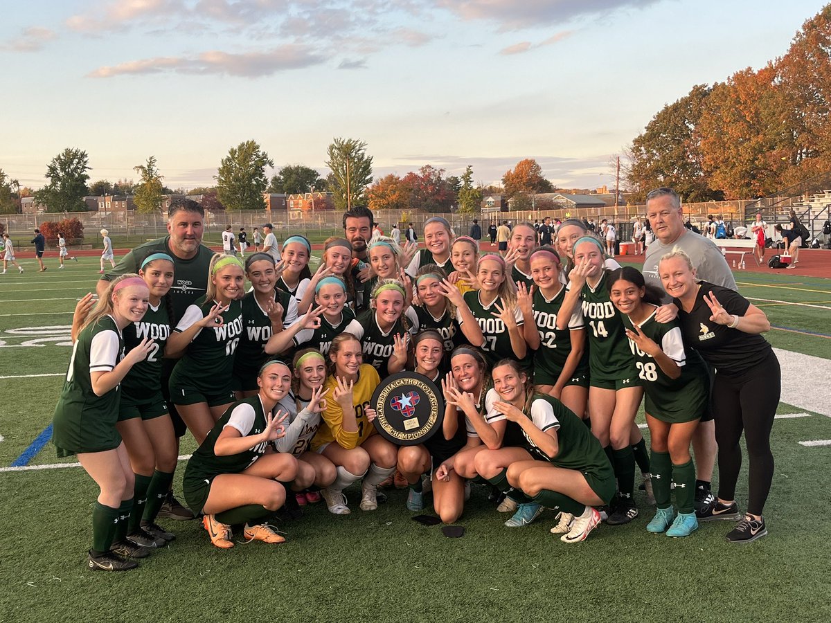 Philadelphia Catholic League girls soccer champion <a href="/woodgsoccer/">Wood Girls Soccer</a>