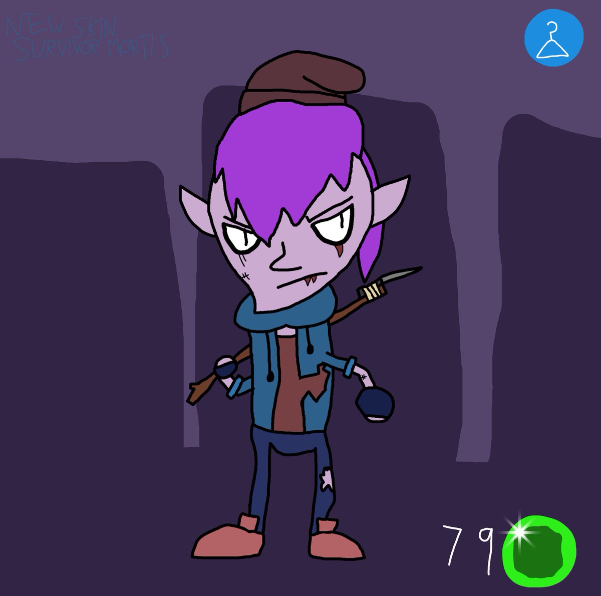 ThePalafin's tweet photo. 31 Skins of Halloween Day 28: Survivor Mortis
If Slasher Chester's out killing, someone has to outwit him
#BrawlStars #31SkinsofHalloween #BrawlStarsSkinIdea #Mortis #Slasher #Survivor #BrawlStarsArt https://t.co/y7Lb3GDqy0