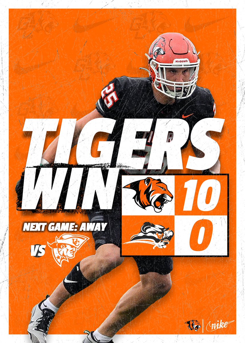 Tigers Win!🐅

Next Saturday the Tigers are on the road at Cumberlands (KY).

#TigerPride🐅 | #1and0