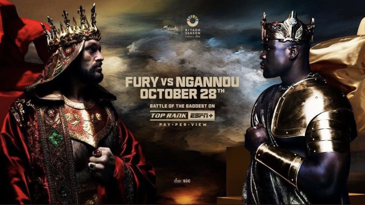 Pronosticar11's tweet photo. La team je stream sur Telegram toute la soirée boxe Francis Ngannou vs Tyson Fury en direct sur dazn !!

rejoignez le canal via le lien:
https://t.co/rthBjvrjRg https://t.co/3BkG8diE0P
