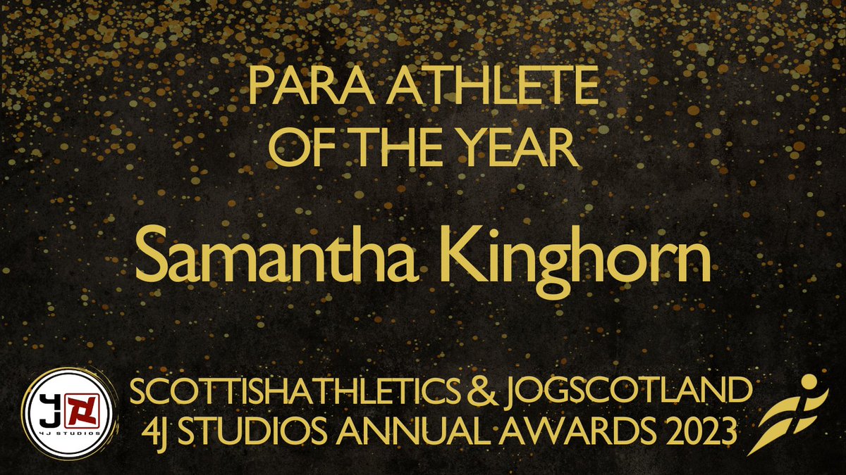 Our 4J Para Athlete of the Year at #4Jawards is Samantha Kinghorn! @Sam_Kinghorn @RedStarAC @rodgerharkins