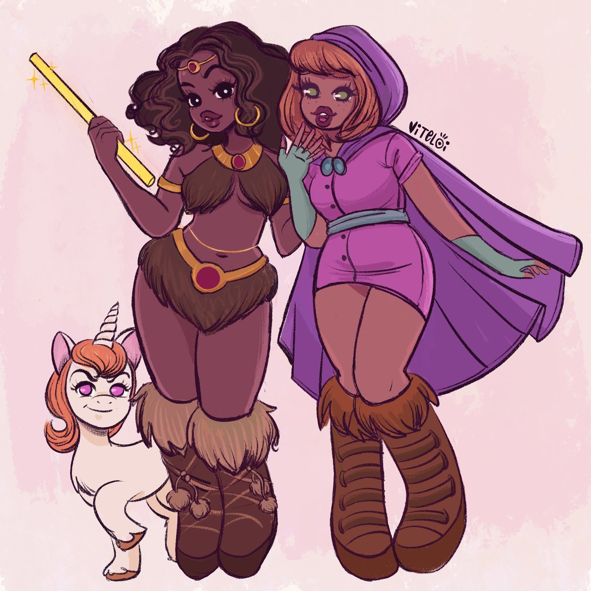 viteloii's tweet photo. Diana &amp; Sheila from Dungeons and Dragons https://t.co/NbftkHmQwa