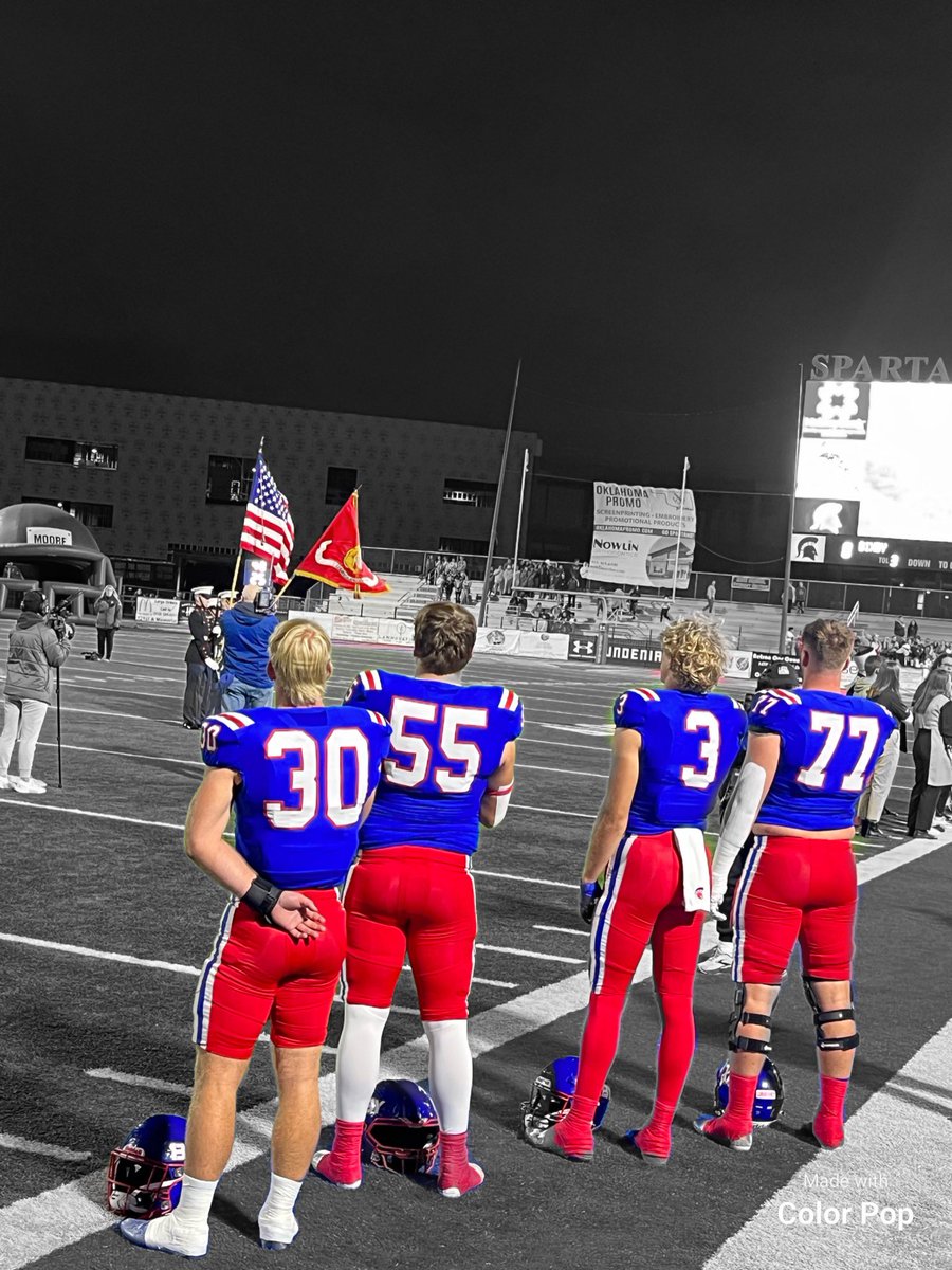<a href="/BixbySpartanFB/">BixbySpartanFootball</a> Senior Night Captains 🇺🇸