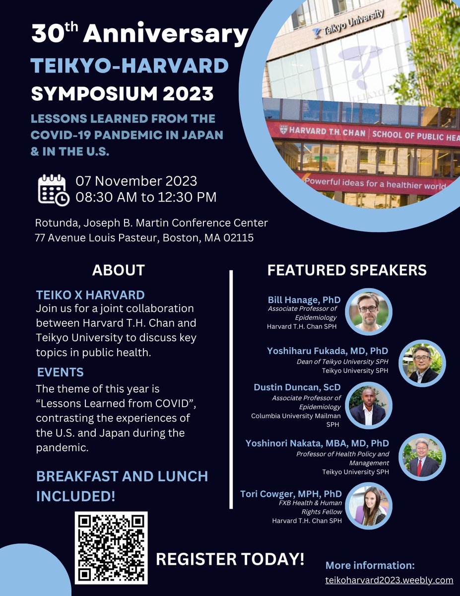 This would be a good opportunity to share about the US and Japanese COVID-19 experience.