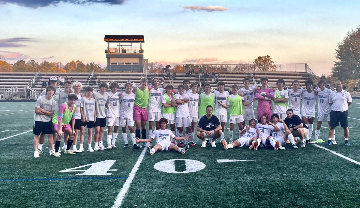 Ches_Athletics's tweet photo. Congratulations Boys Soccer - they defeat Marriotts Ridge 1-0 on a Caleb Ritter goal. In goal Dylan Shaver preserved the shut out. @PeakeSoccer #cougarpride https://t.co/IbMb6Q0GYP