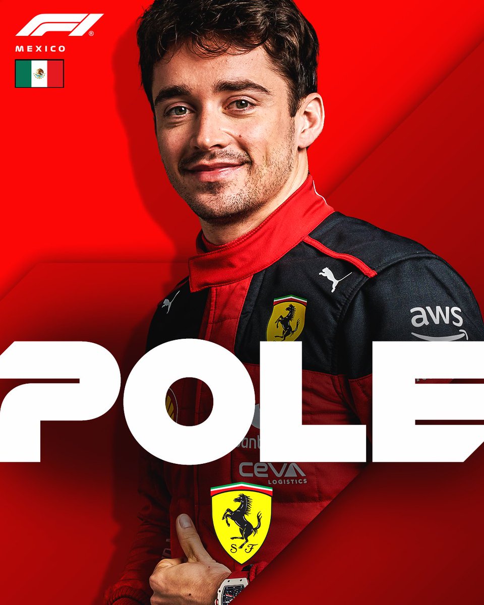 Fórmula 1: Charles Leclerc surpreende com 'pole position' no México