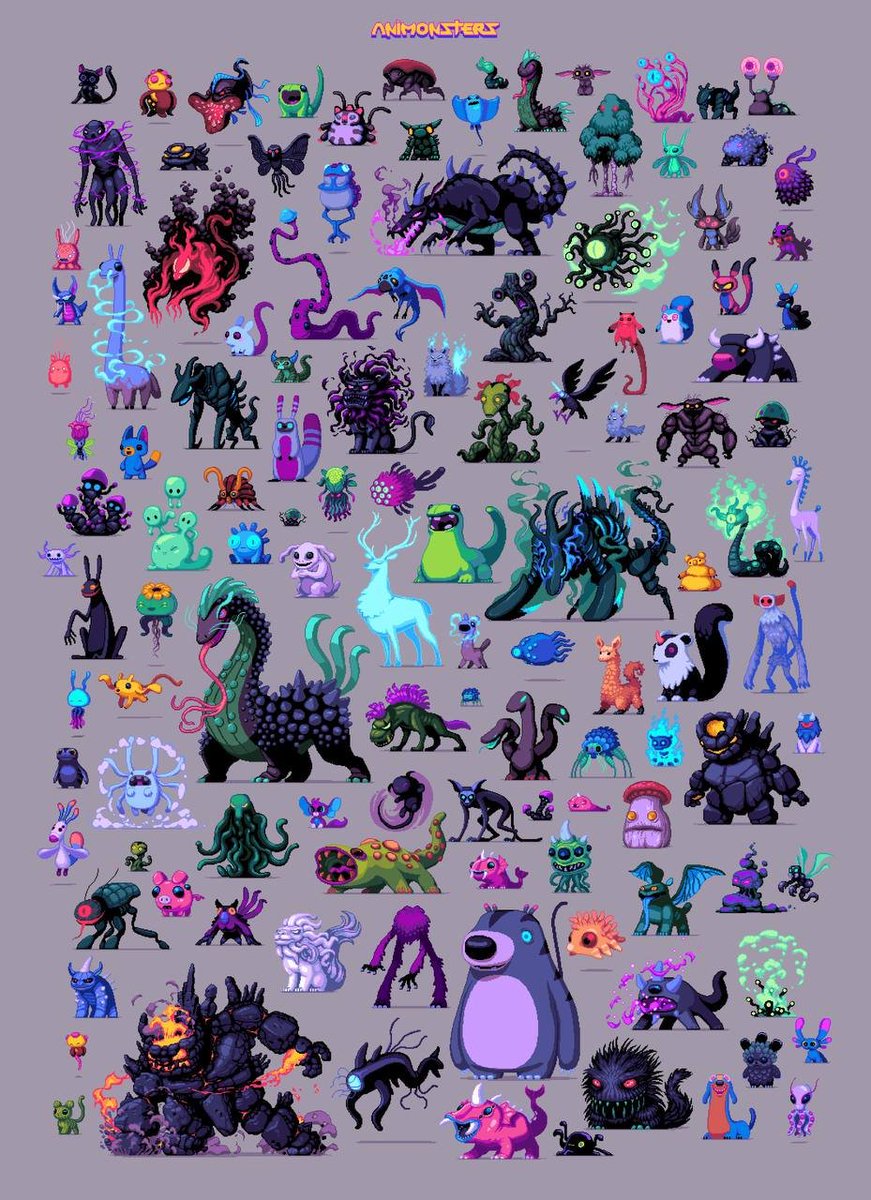 Many people in the Animetas community have been asking me what are we working on when we're saying we're working on Animonsters, so here's a sneak peek!

What do you think?