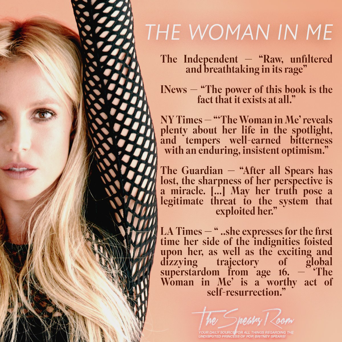 TheSpearsRoom's tweet photo. Britney Spears announces a second volume of #TheWomanInMe, releasing next year! https://t.co/meTzJNyFHa