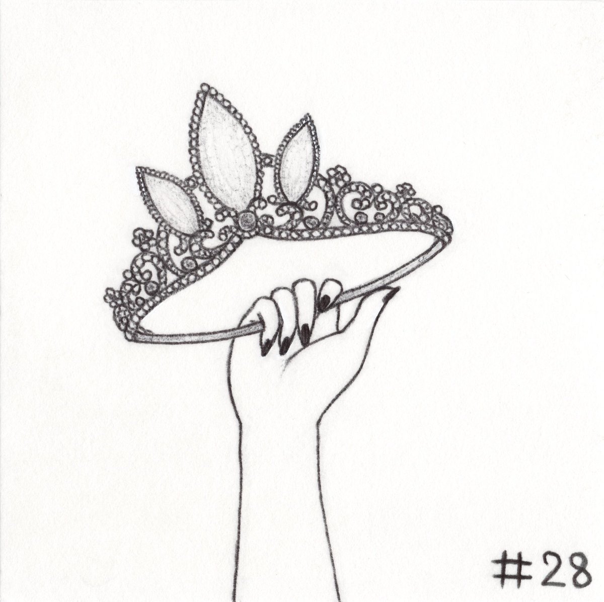 #Inktober2023, Day 28: #Sparkle.

Too shiny to remain hidden for very long…

#inktober #inktober2023sparkle #Tangled #MotherGothel #Gothel #Disney #WaltDisney #tiara #crown #jewelry #art #fanart #traditionalart