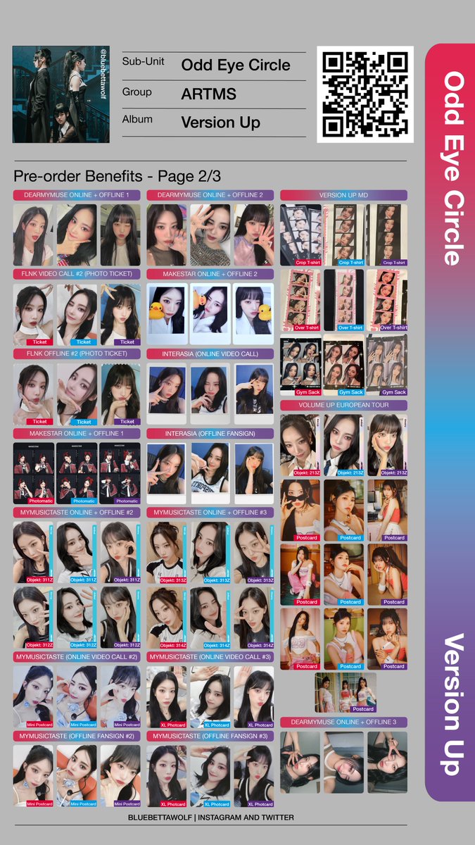 bluebettawolf's tweet image. Odd Eye Circle - Version Up Templates (OT3) - Last Updated: 2023.10.28 - POBS + Winner's Benefit
@official_artms #ARTMS #VersionUp #AirForceOne #아르테미스 #오드아이써클 Odd Eye Circle OEC 앨범 포토카드 포카 pc poca photocard kim lip jinsoul choerry 김립 진솔 최리