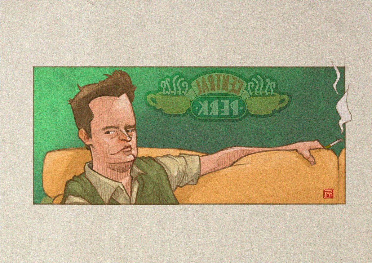 Matthew Perry. Chandler Bing. Un amigo en la pantalla. Eterno el personaje que nos regaló. Muchas gracias. Descansa en paz. ❤️