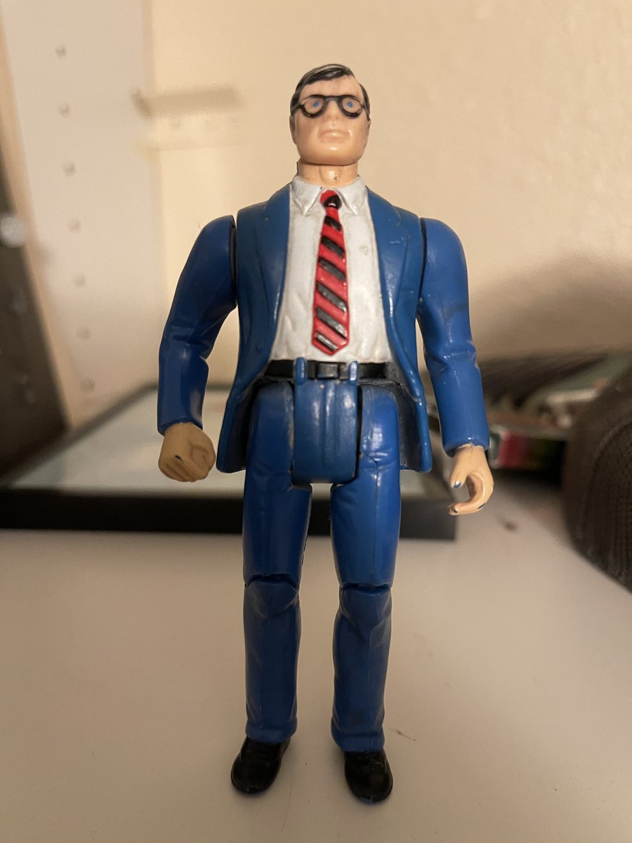 Participation in <a href="/MattKaneArtist/">MattKane.eth 🎨</a> Contractual Obligations and burning an action figure for a IRL print brings me back to 1986 when I mailed in a UPC and received this Clark Kent action figure when I was 4. This figure has so much meaning to me and I thank Matt for reminding me of